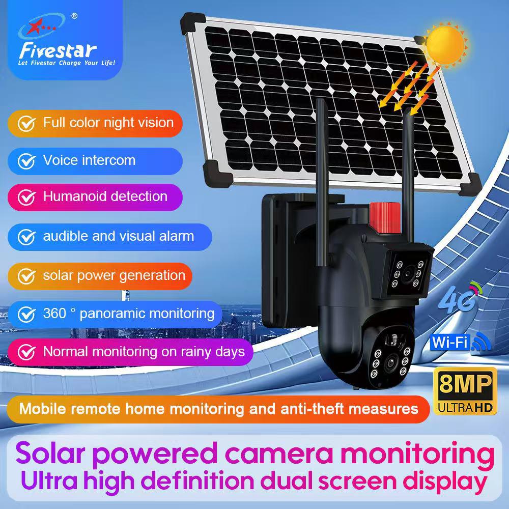 FIVESTAR SOLAR WATER PROOF WIFI CAMERA